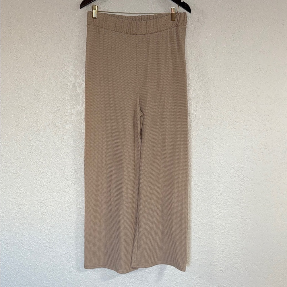 FRANCESCA’S Elegant Tan Women's Pants